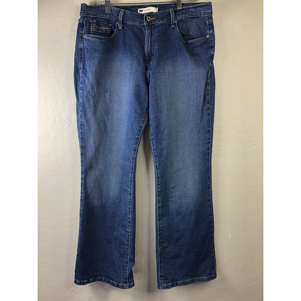 LEVI's 515 Bootcut Womens‎ 14  Embroidered Marked Irregular